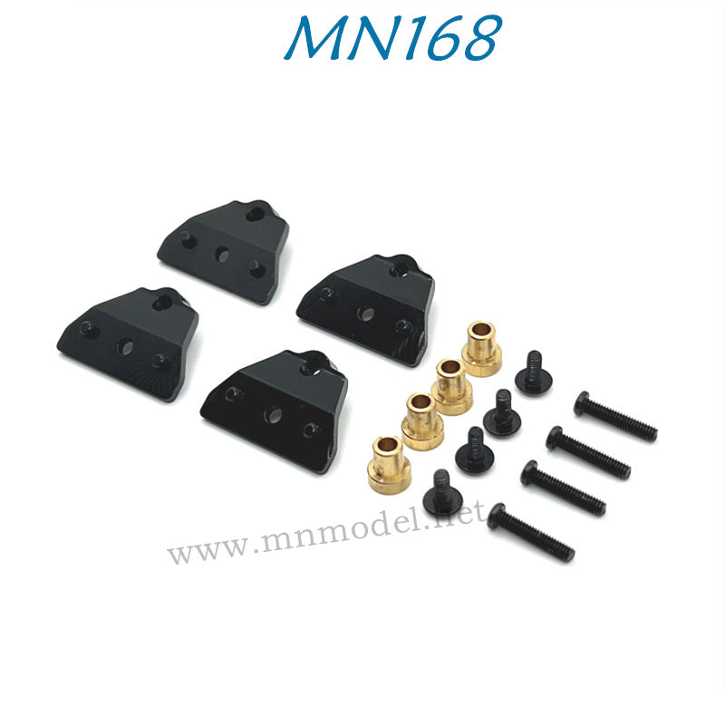 MN MODEL MN168 RC Car Upgrade Parts Metal Shock Absorber Bracket black