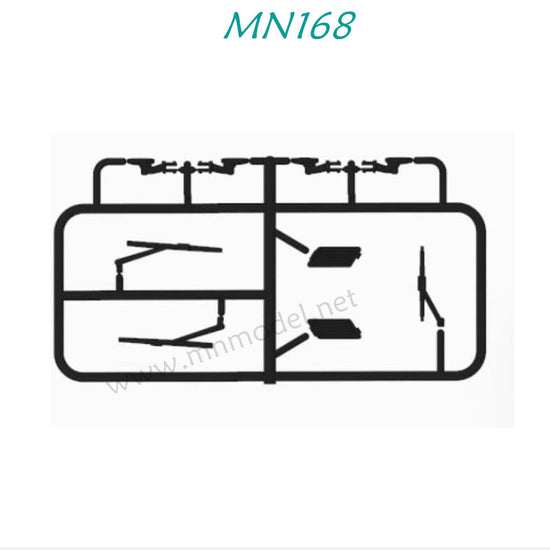 MN MODEL MN168 RC Car Original part C168-06-03 Car shell sticker small piece