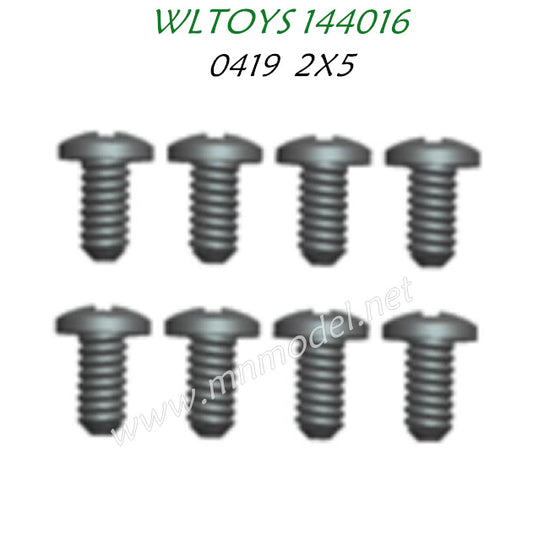 WLTOYS 144016 Parts 0419 Screw ST2X5PB