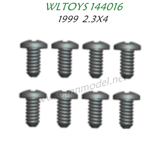 WLTOYS 144016 Parts 1999 Screw 2.3X4PWB8