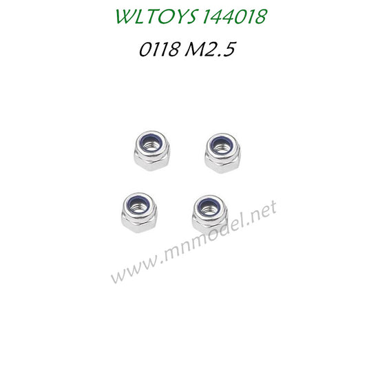 Wltoys 144018 Parts 0118 Lock Nuts M2.5