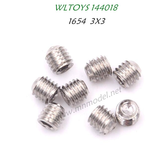 Wltoys 144018 Parts 1645 Mini Screw 3X3