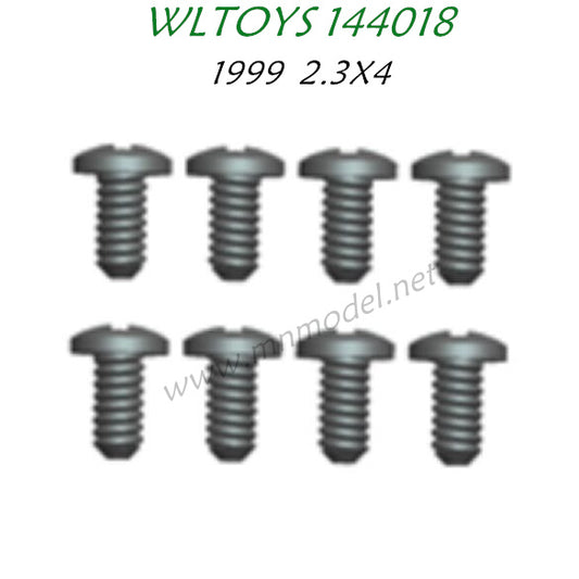 Wltoys 144018 Parts 1999 Screw 2.3X4PWB8