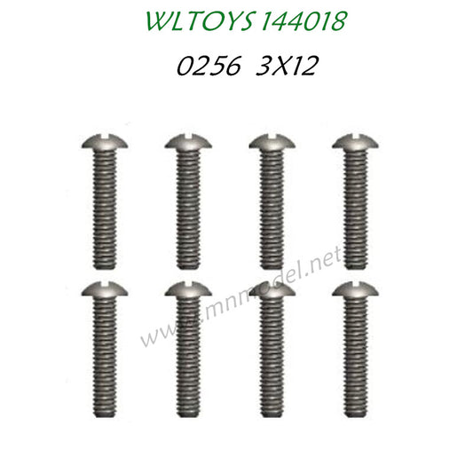 Wltoys 144018 Parts Screw 3X12PM 0256