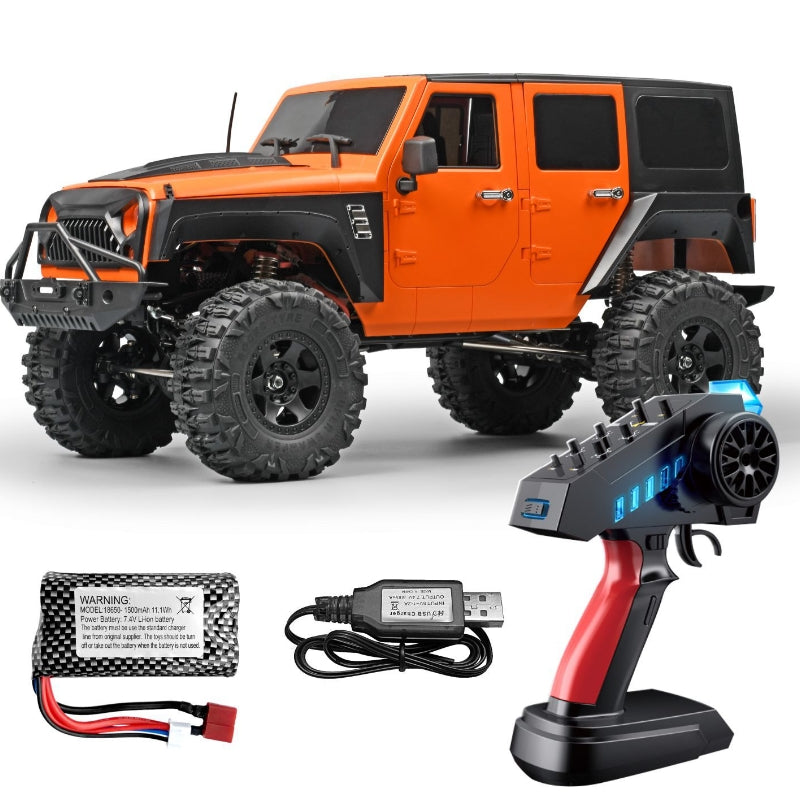 MN MODEL MN222 1/10 2.4Ghz 4WD RC Car orange